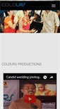 Mobile Screenshot of coloursproductions.com